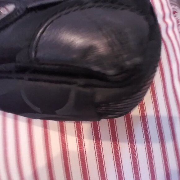 Coach black canvas with leather trim purse - Picture 7 of 11